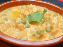 Cuisine indienne Matar paneer