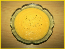 Crème de carottes au boursin