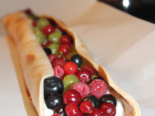 Flûte aux petits fruits rouges