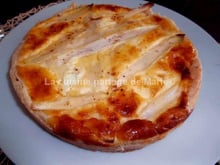Tarte aux asperges et chavroux