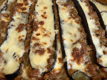 Gratin d'aubergines bolognaises