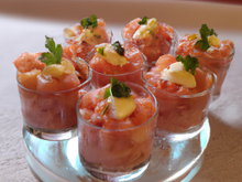 Verrines au saumon