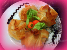 Aumonières jambon fromage de chèvre