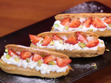 Éclairs Fraise chantilly