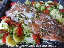 Filet de saumon au four