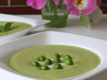 Sweet pea soup - Velouté de petits pois