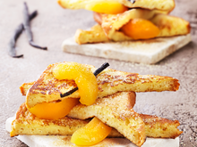 Pain perdu à la vanille et cassonade