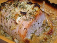 Rôti de porc au lait concentré non sucré