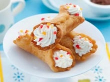 Cannoli crème et fruits confits