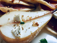 Poires au chèvre