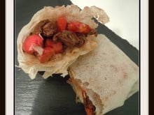 Brick d'agneau au miel de soja