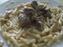 Rognons de bœuf à la moutarde