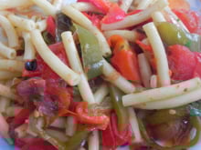 Macaronis aux poivrons