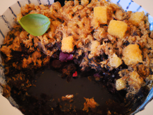Crumble de boudin noir minute