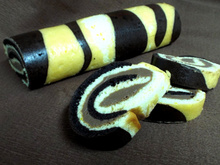 Roulé zébré chocolat tonka