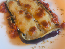 Parmigiana d'aubergine contemporaine