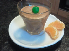 Mousse au chocolat praliné maison