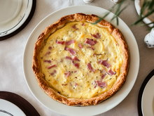 Quiche boursin au jambon