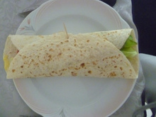 Wraps au thon et au chèvre