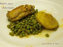 Tajine de poulet aux petits pois