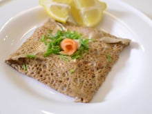 Galettes au saumon fumé