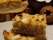 Gâteau pomme et noix de coco