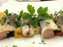 Assiettes d'hiver aux poissons fumés