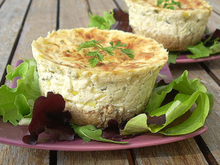 Cheesecake aux poireaux