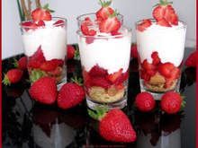 Trifle aux fraises gourmand