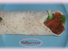 Fajitas à la viande de bœuf et poivrons