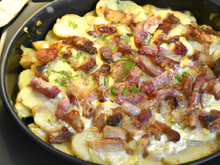 Tartiflette gourmande à la crème épaisse