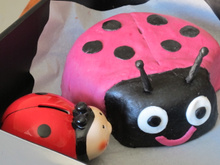 Gâteau coccinelle 3D