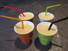 Smoothie banane citron vert