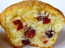 Muffins au citron et cranberries