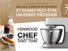 Préparez votre brioche de rêve et gagnez peut-être un robot pâtissier Kenwood (Chef Sense)