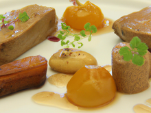 Pépites de foie gras et poêlée campagnarde