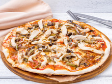 Pizza au poulet classique