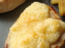 Noisettes de filet mignon de veau gratinées