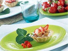 Tartelettes fraises-rhubarbe