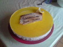 Bavarois au citron sur biscuit de spéculoos