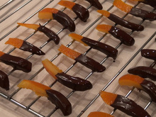 Orangettes au chocolat