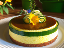 Entremet sucré aux courgettes