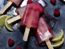 Glaces Framboise citron façon esquimau