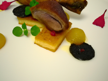 Canard à la vanille flambé au rhum vanillé