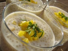 Perles du Japon au lait de coco et mangue