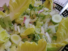 Salade d'endives et concombre