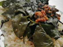 Feuilles de vigne au riz