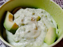 Dip d'avocat au concombre