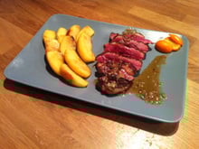 Magret de canard au miel