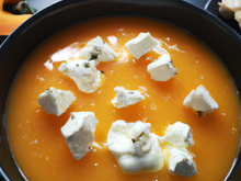 Velouté de potiron à la feta